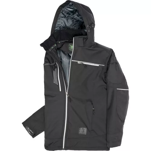 TAURUS téli softshell dzseki fekete 3XL