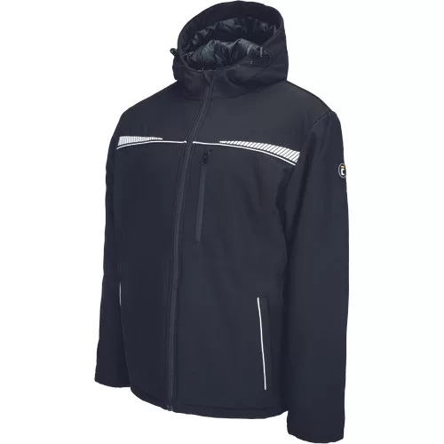 EMERTON STR téli softsh.dzseki fekete4XL