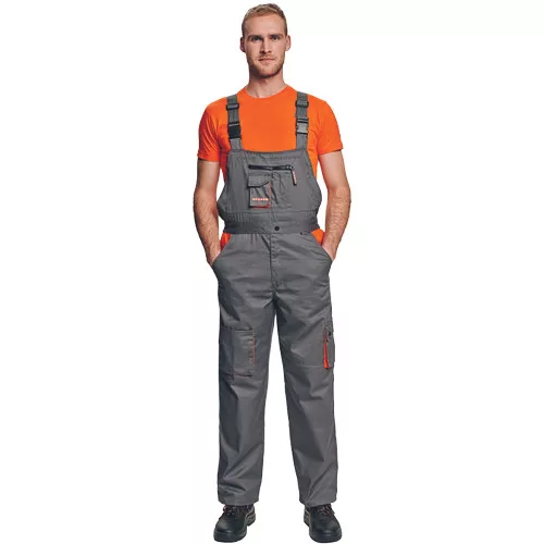 DESMAN mellesnadrág szürke-narancs 58