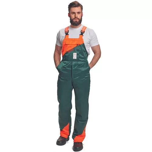 PLUTO vágásvédö kertésznadrág zöld 58