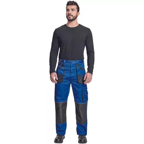 CARL nadrág royal-fekete 52