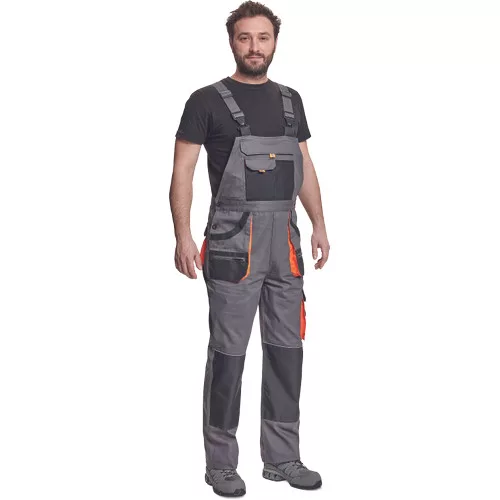 CARL mellesnadrág szürke-fekete 52