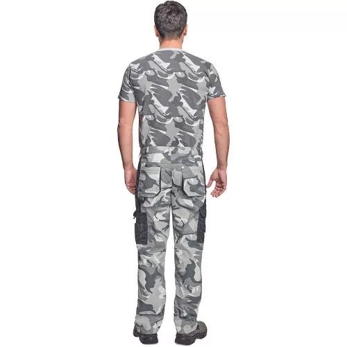 CRAMBE nadrág terepmintás szürke L