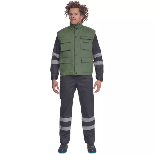 TRITON mellény zöld L