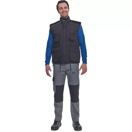 DAVIDA mellény fekete 4XL