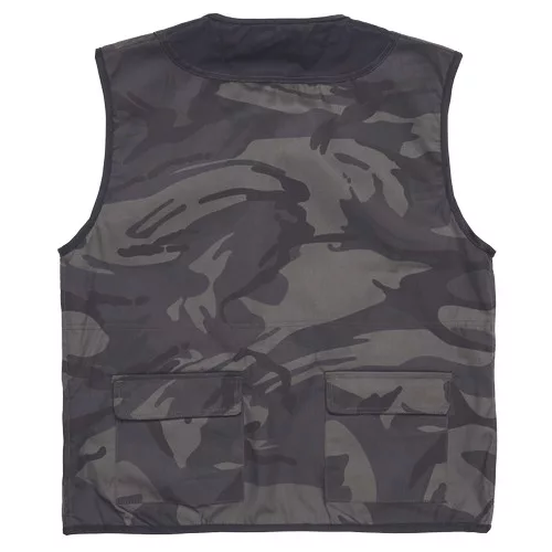 CRAMBE mellény terepmintás zöld S