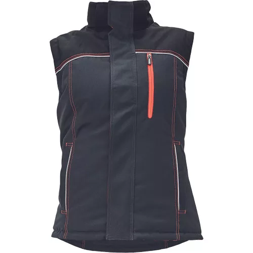 KNOXFIELD LADY bélelt antracit/piros M