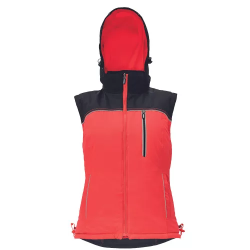 KNOXFIELD LADY bélelt antracit/piros M