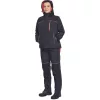 KNOXFIELD LADY bélelt antracit/piros M