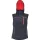 KNOXFIELD LADY bélelt antracit/piros XL