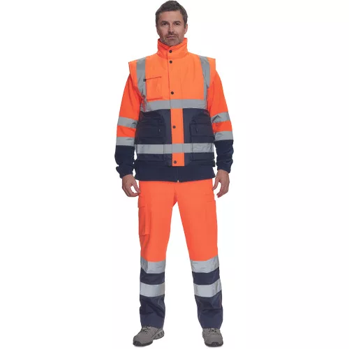 HELLIN HV mellény narancssárga/navy S