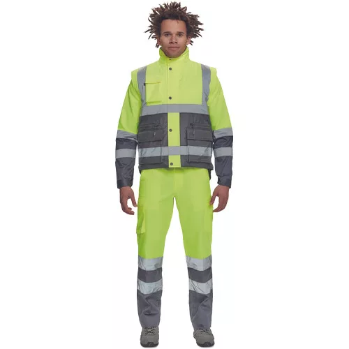 HELLIN HV mellény sárga/szürke 3XL