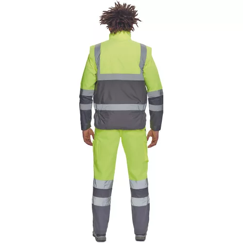 HELLIN HV mellény sárga/szürke 3XL