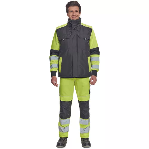 MAX VIVO mellény fekete/sárga 4XL