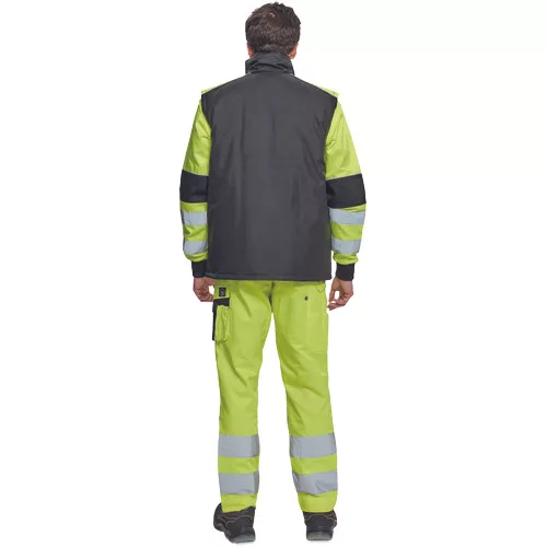 MAX VIVO mellény fekete/sárga 4XL