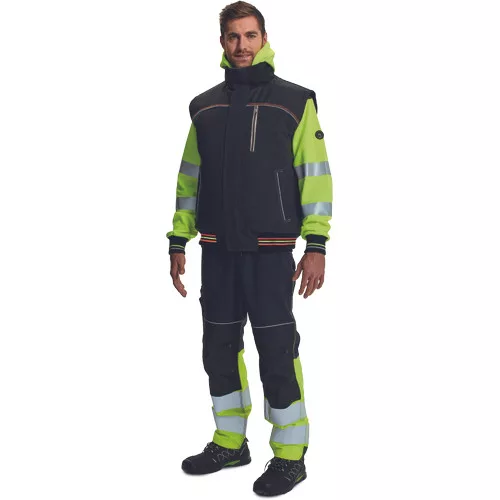 KNOXFIELD HVPS bélelt mellény sárga L