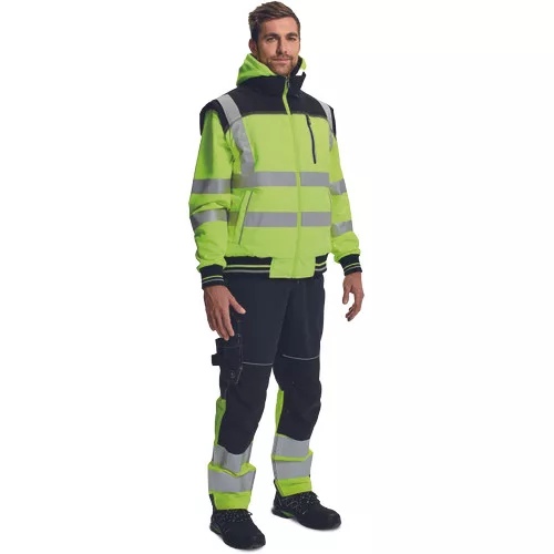 KNOXFIELD HVPS bélelt mellény sárga L