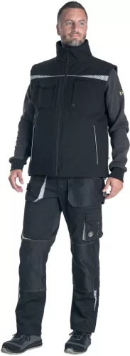 EMERTON STR téli mellény fekete 4XL