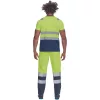 MONZON Hi-Vis póló sárga-navy M