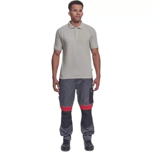 NOYO ESD tenisz póló szürke L