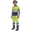 CADIZ HV galléros póló sárga/navy XL