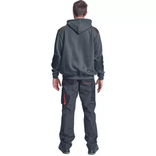 EMERTON kapucnis pulóver fekete 2XL