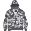 CRAMBE HOODIE terepmintás szürke XS