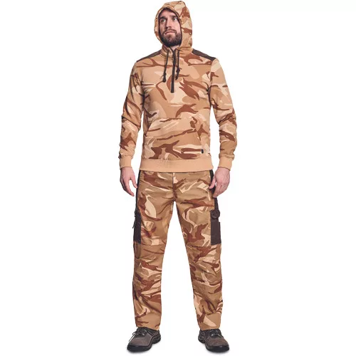 CRAMBE HOODIE terepmintás bézs S