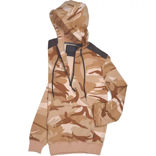 CRAMBE HOODIE terepmintás bézs S