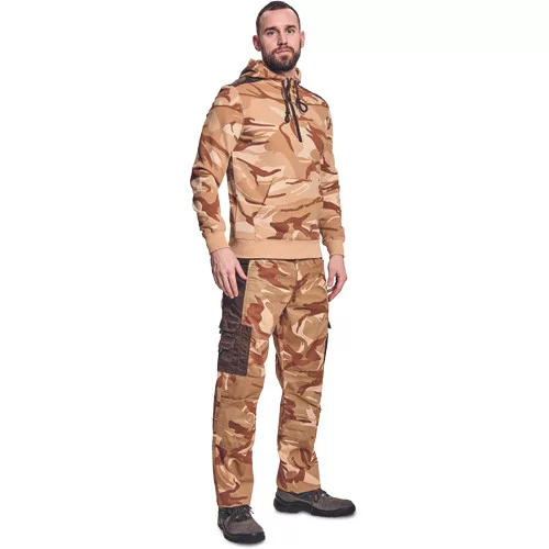 CRAMBE HOODIE terepmintás bézs M