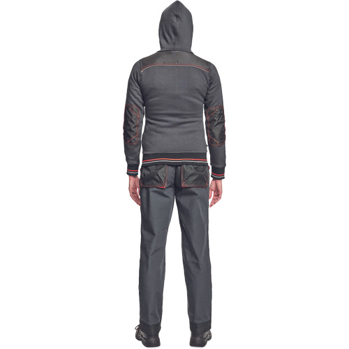 KNOXFIELD LADY kapuc.pulóver ant/pir XXL