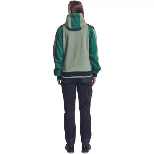 DAYBORO kapucnis kardigán sz.-zöld 4XL