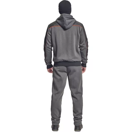 CREMORNE kapucnis kardigán szürke 3XL