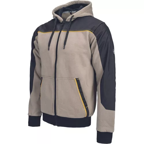 CREMORNE kapucnis kardigán olajzöld S