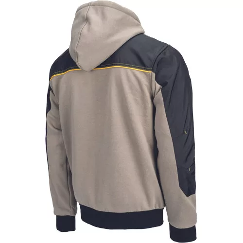 CREMORNE kapucnis kardigán olajzöld 4XL