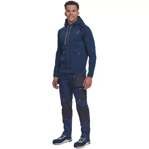 NEURUM kapucnis kardigán navy 3XL