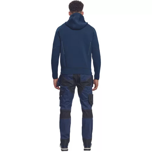 NEURUM kapucnis kardigán navy 4XL