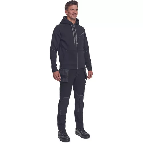 NEURUM kapucnis kardigán fekete S