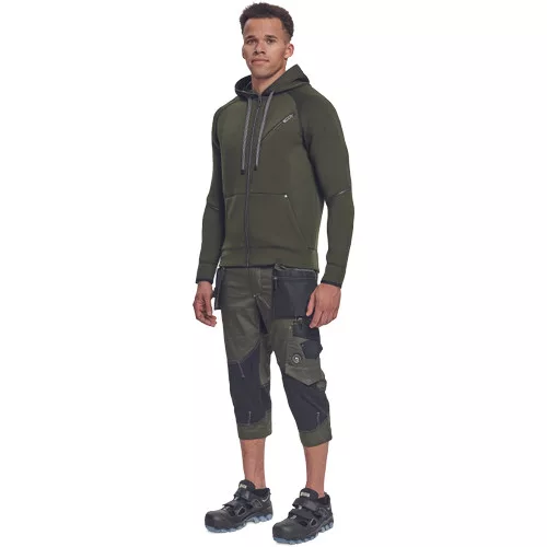 NEURUM kapucnis kardigán söt.olajzöld L