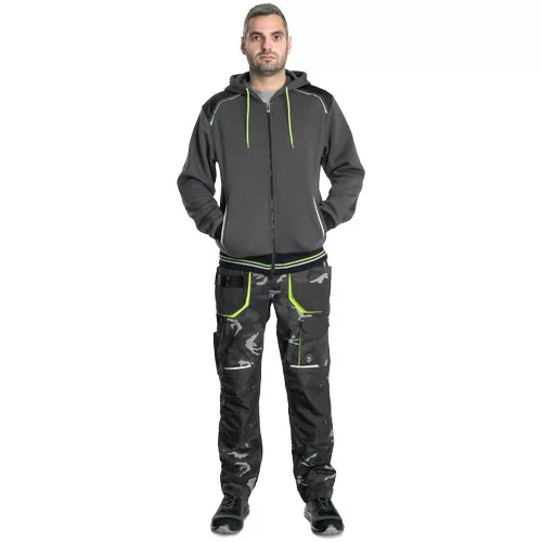 SHELDON kapucnis kardigán antracit 3XL