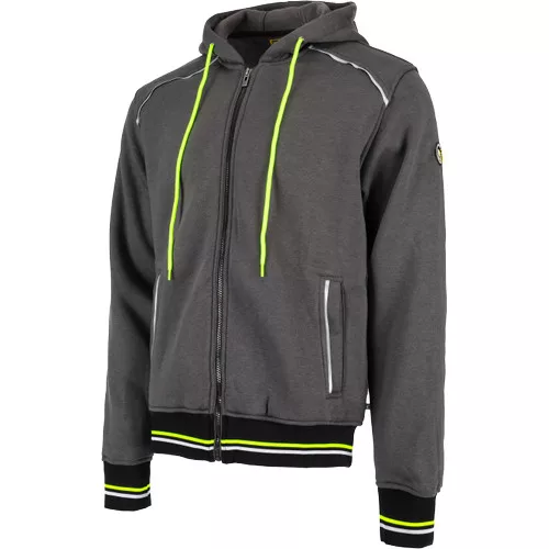 SHELDON kapucnis kardigán antracit 4XL