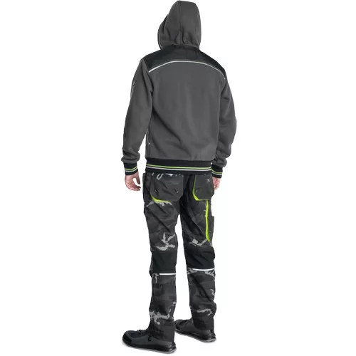 SHELDON kapucnis kardigán antracit 4XL