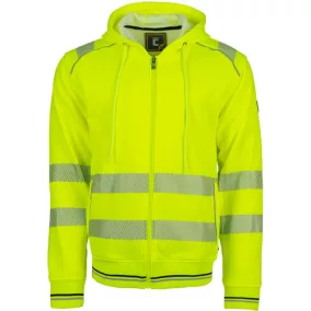 SHELDON HV kapucnis kardigán sárga 4XL