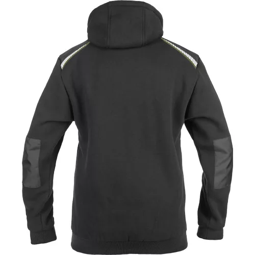 EMERTON STR kapucnis kardigán sárga 4XL