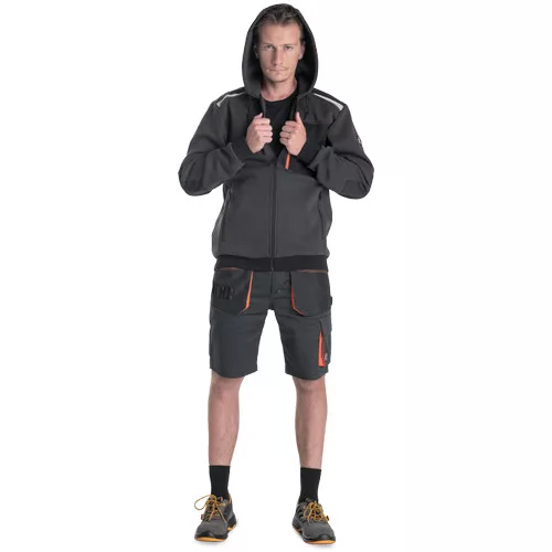 EMERTON STR kapucnis kardigán narancs XS