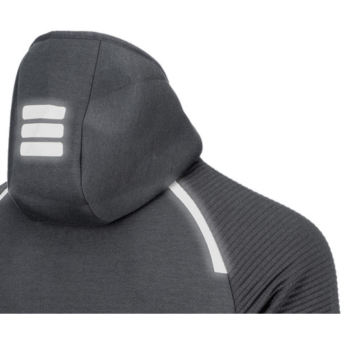 L-SURE CRAIG kapucnis kardigán fekete XL