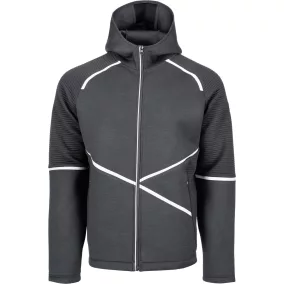 L-SURE CRAIG kapucnis kardigá fekete 4XL