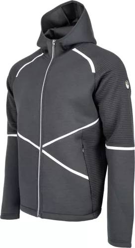 L-SURE CRAIG kapucnis kardigá fekete 4XL