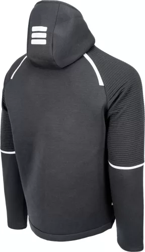 L-SURE CRAIG kapucnis kardigá fekete 4XL