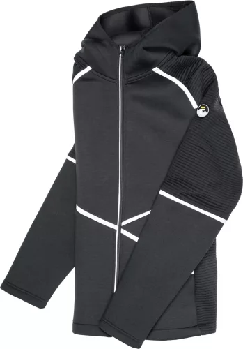 L-SURE CRAIG kapucnis kardigá fekete 4XL